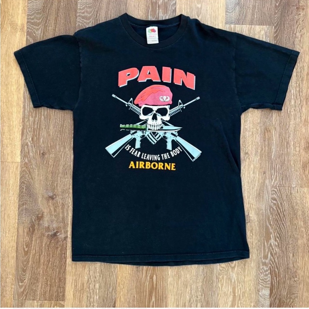 Fruit of the Loom Black Heavy Cotton T-Shirt
